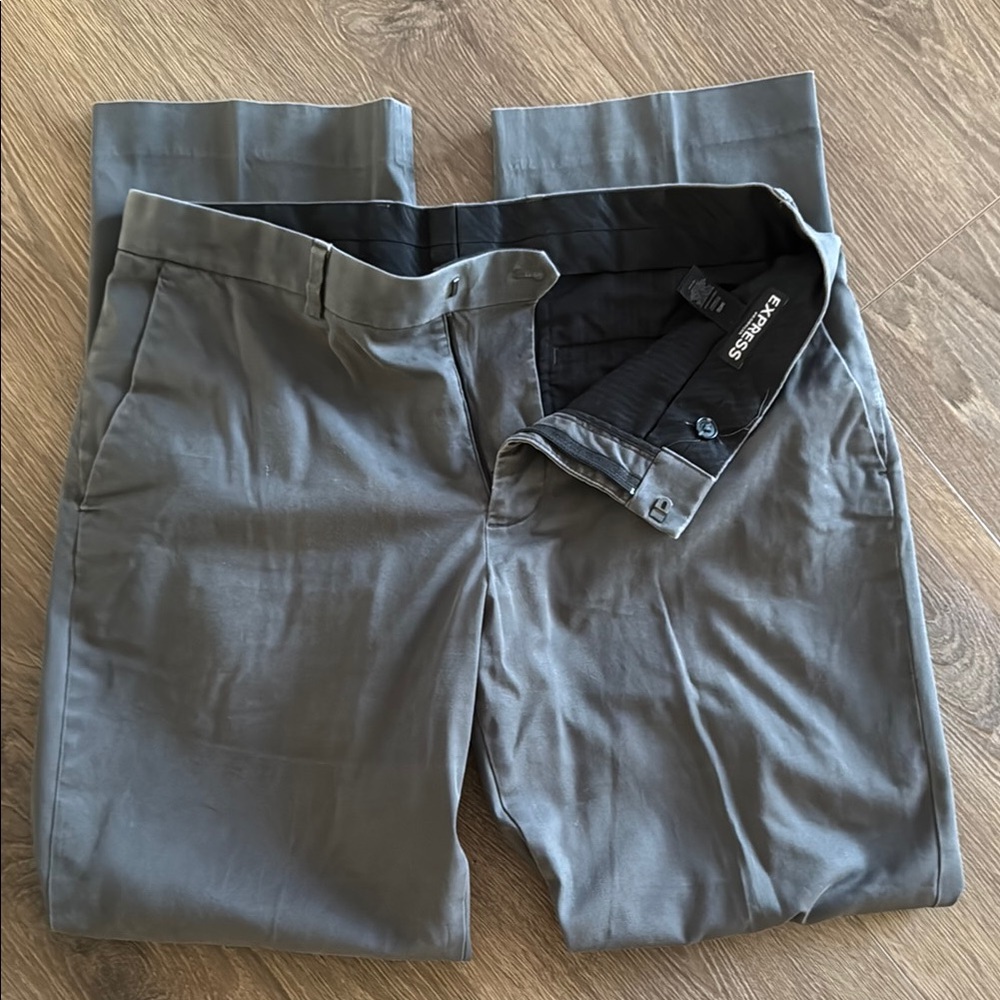 Express Gray Chinos Comfortable Stylish